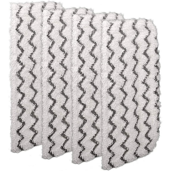 TekDeals Microfiber Steam Mop Pads for Shark Steam Mop S1000 S1000A S1000C (4 Pack)