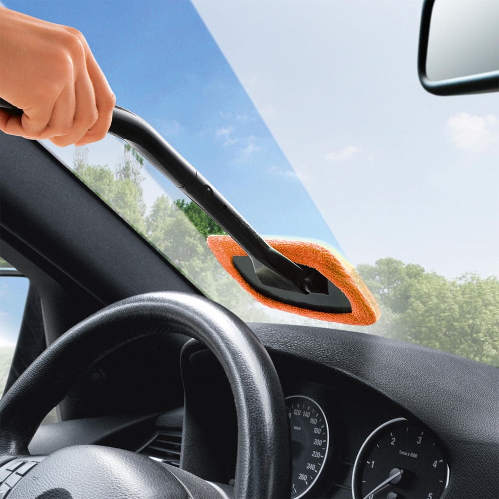 Car Mirror Wiper Soft Brush Head Car Scraper Telescopic Car Mirror Squeegee  A Multifunctional Rubber Cleaner for Auto Rearview - AliExpress