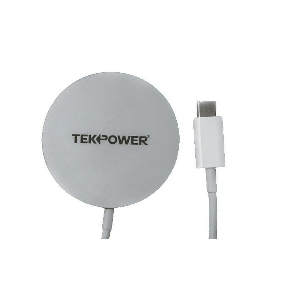 TekPower TP100 15W Magnetic Wireless Quick Charger with USB converter