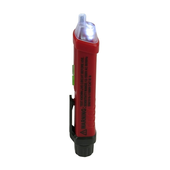 TekPower TP8908C AC Non Contact Voltage Detector NCV with Flashlight and Audible Sound Indicator