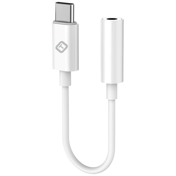 TekYa Universal USB-C to 3.5mm Standard Adapter - White