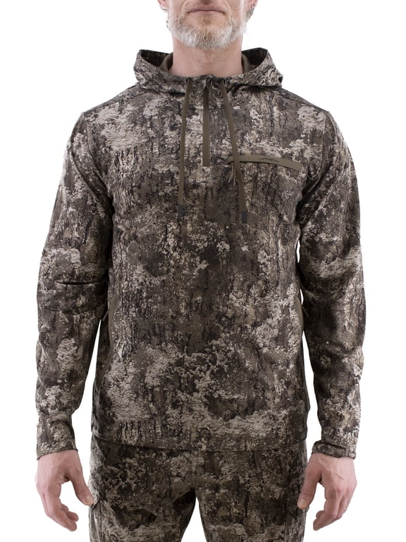 Men's Axial 1/4 Zip Performance Fleece Hunting Hoodie, S-3XL