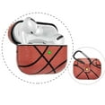 thumbnail image 1 of Tekcoo Airpods Pro Skin, Airpods Pro Protective Cover, Airpods Pro Accessories Sport Pattern Airpod Pro Cover Leather Case for Apple Charging Case for AirPods Pro, Basketball, 1 of 7