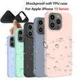thumbnail image 1 of Tekcoo Apple iPhone 15 Case Silicone Camera Protection Ultra Slim iPhone 15 Case Soft Gel Cover Rubber Anti-Scratch Phone Case Compatible for iPhone 15 Black, 1 of 9