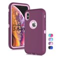 thumbnail image 1 of Tekcoo Case for iPhone 11 11 Pro Max XR XS Max X 10 Edition, [Drop Protection] Full Body Shock Dust Absorbing Grip Plastic Bumper TPU 3-Layers Durable Solid Phone Hard Cover, 1 of 7