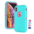 thumbnail image 1 of Tekcoo Case for iPhone 11 11 Pro Max XR XS Max X 10 Edition, [Drop Protection] Full Body Shock Dust Absorbing Grip Plastic Bumper TPU 3-Layers Durable Solid Phone Hard Cover, 1 of 7