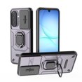 thumbnail image 1 of Tekcoo Compatible with Samsung Galaxy A17 5G Case Built in Slide Camera Lens Cover+Finger Ring Holder Kickstand,Heavy Duty Shockproof Full Body Phone Cover, Purple, 1 of 9