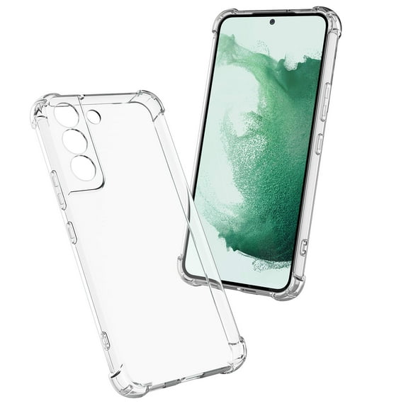 Tekcoo For Galaxy S22 Ultra / Galaxy S22 / Galaxy S22 Plus 5G Case, Tekcoo Galaxy S22 Plus Crystal Clear Shock Absorption Technology Bumper Soft TPU Cover Case for Samsung Galaxy S22 Plus -Clear