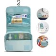 thumbnail image 1 of Tekcoo Large Hanging Travel Toiletry Bag/ Makeup Bag, Cosmetic Bag Travel Makeup Organizer for Accessories, Shampoo, Full Sized Container, Toiletries Mint, 1 of 9