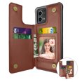 thumbnail image 1 of Tekcoo for Motorola Moto G Stylus 5G 2023 Wallet case, Flip Wallet Leather Magnetic Clasp Case with Credit Card Holder and Shockproof Function Kickstand Phone Cover - Brown, 1 of 7
