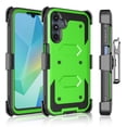 thumbnail image 1 of Tekcoo Samsung Galaxy A16 5G Case with [Built-in Screen Protector] Holster Belt Clip and Kickstand, Shockproof Heavy Duty Full Protective Phone Case Rugged Cover for Galaxy A16 5G - Green, 1 of 11