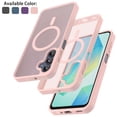 thumbnail image 1 of Tekcoo for Samsung Galaxy A16 5G Case, Compatible with MagSafe Military Grade Drop Protection Magnetic Rugged Cover Translucent Back Shockproof Phone Case for Samsung Galaxy A16 5G - Pink, 1 of 10
