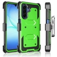 thumbnail image 1 of Tekcoo for Samsung Galaxy A17 5G Case with [Built-in Screen Protector] Holster Belt Clip and Kickstand, Shockproof Heavy Duty Full Protective Phone Case Rugged Cover for Galaxy A17 5G - Green, 1 of 9