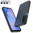 thumbnail image 1 of Tekcoo for Samsung Galaxy A17 5G Case, Compatible with MagSafe Military Grade Drop Protection Magnetic Rugged Cover Translucent Back Shockproof Cell Phone Case for Galaxy A17 5G 6.7" - Black, 1 of 11