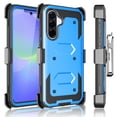 thumbnail image 1 of Tekcoo Samsung Galaxy A36 5G Case with [Built-in Screen Protector] Holster Belt Clip and Kickstand, Shockproof Heavy Duty Full Protective Phone Case Rugged Cover for Galaxy A36 5G - Blue, 1 of 11
