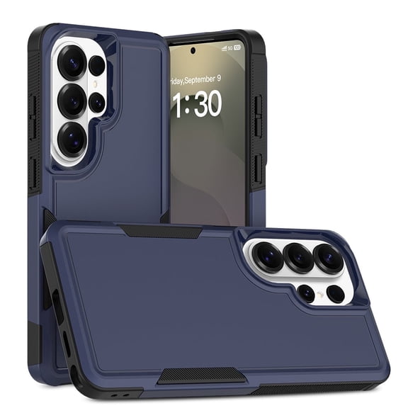 Tekcoo For Samsung Galaxy S26 Ultra 5G Case, 2 in 1 Phone Case Shockproof Heavy Duty Rugged Full Body Protection Case Cover Phone Case for Samsung Galaxy S26 Ultra 5G, - Blue