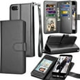 thumbnail image 1 of Tekcoo Wallet Case for iPhone SE 2 2020 / iPhone 7 / iPhone 8, Luxury Pu Leather Card Slots Holder Carrying Folio Flip Cover [Detachable Magnetic Hard Case] Kickstand & Hand Strap, 1 of 6
