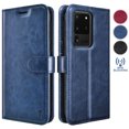 thumbnail image 1 of Tekcoo Wallet Cases for Galaxy S20 S20+ S20 Ultra S20 Plus 5G Premium Vegan Leather [RFID Blocking] Luxury ID Cash Credit Card Slots Holder Carrying Pouch Phone Folio Flip Cover [Navy Blue], 1 of 7