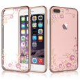 thumbnail image 1 of Tekcoo iPhone XS Max / XS / X / 8 Plus / 8 / 7 / 7 Plus / 6s / 6s Plus / 6 / 6 Plus Phone Case, TPU Case Luxury Bling Diamond Crystal Clear Soft TPU Silicone Back Cover with Cute Pattern, 1 of 1