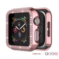 thumbnail image 1 of Tekcoo iWatch Case for Apple Watch Series SE 6 5 4 3 2 1 Nike+ / Edition, Bling Crystal Diamonds Shiny Rhinestone Bumper PC Plated Hard Protective Frame for iWatch Series SE 40mm 44mm, 1 of 8