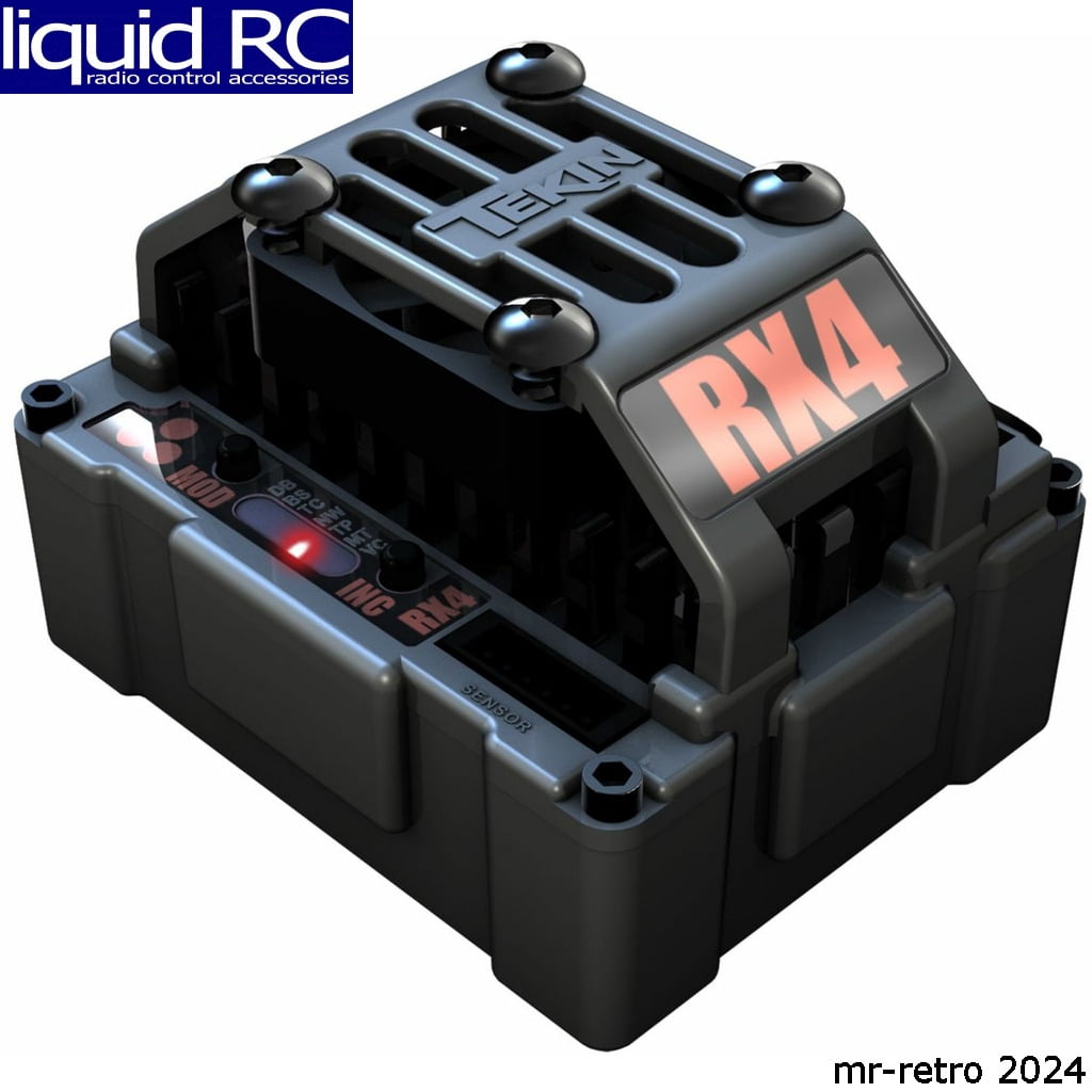 Tekin TT2000 RX4 Waterproof BL Sensored/Sensorless D2 BL ESC - Walmart.com