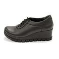 thumbnail image 1 of Tekin Women's Dakota Platform Lace-up Shoes, Black,9 M US, 1 of 3