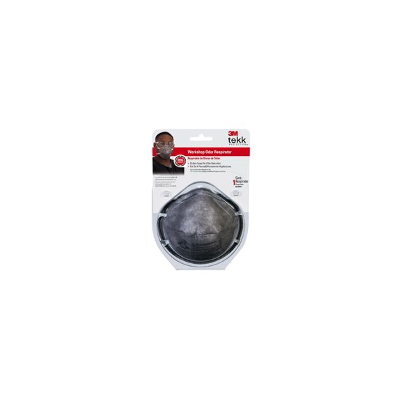 3M 8247H1-DC TEKK Protection Disposable Non-Valved Odor Respirator Gray