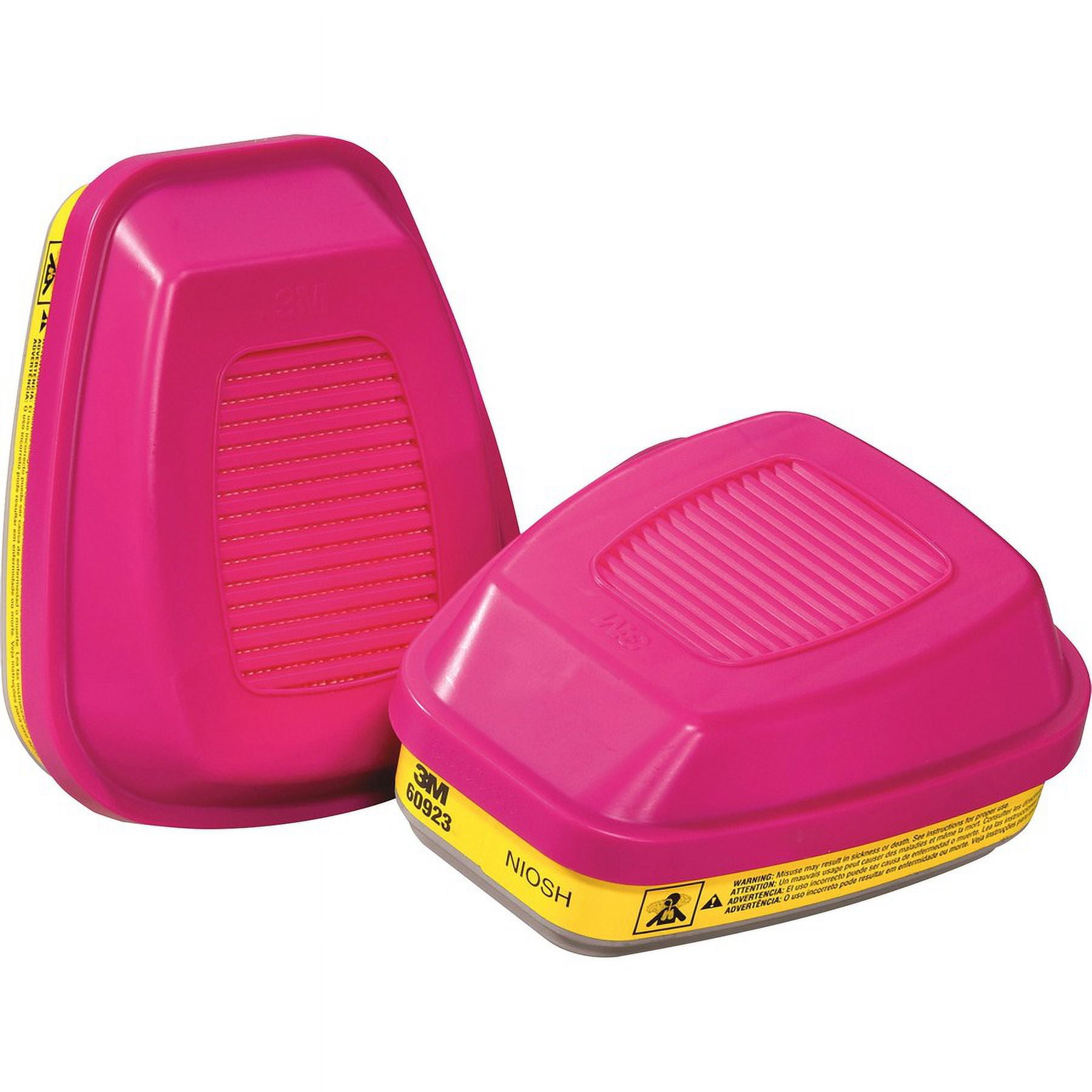 Tekk Protection Multipurpose Respirator Replacement Cartridges - Liquid, Gases, Vapor Protection - Pink - 2 / Pack Tekk Protection Multipurpose Respirator Replacement Cartridges - Liquid, Gases, Vapor Protection - Pink - 2 / Pack
