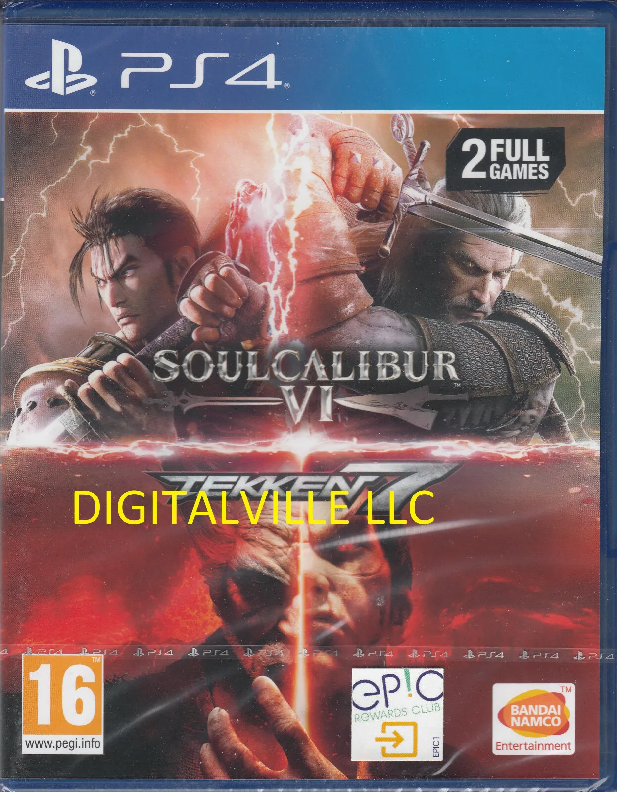 Tekken 7 Soul Calibur VI PS4 Dual Pack 2 Full Games Brand