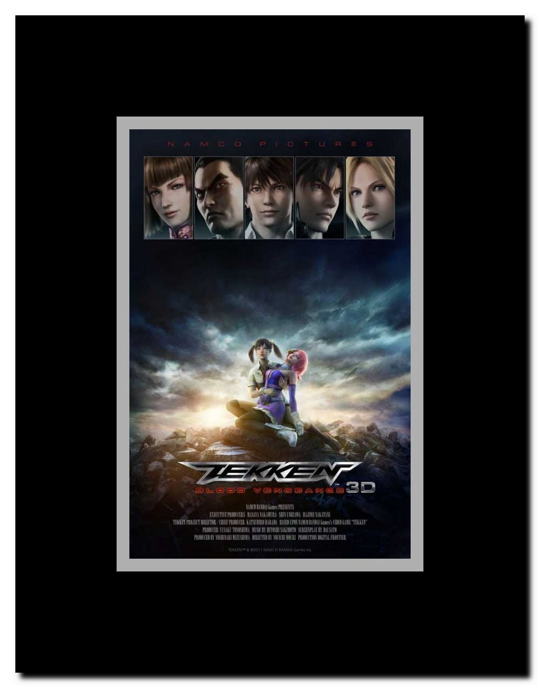 Tekken: Blood Vengeance Framed Movie Poster