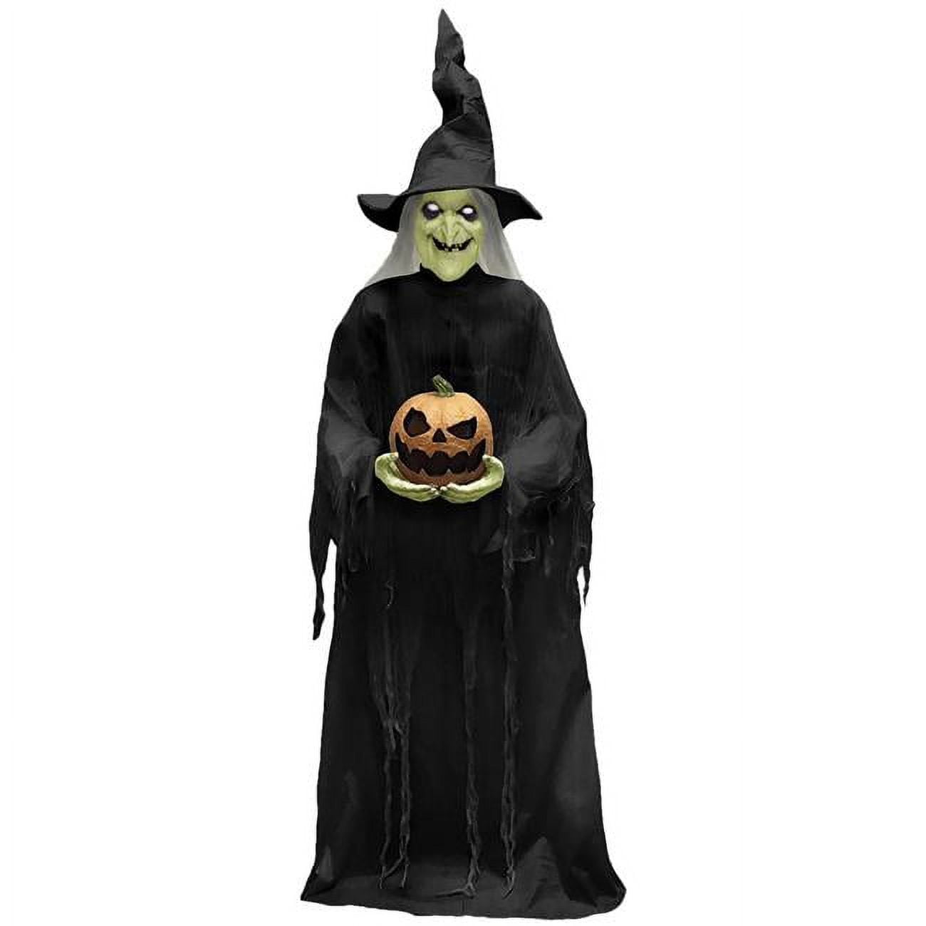 Tekky Toys 7ft Scary Life-Sized Animated Ghost Witch - Creepy Halloween ...