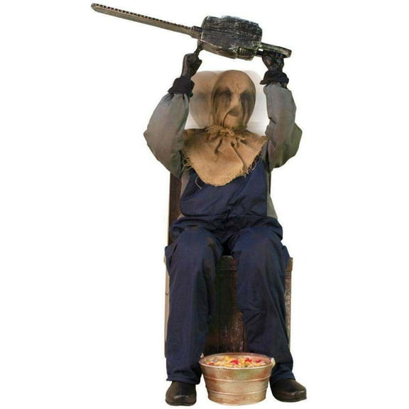 Tekky Toys TT58669 45 in. Chainsaw Greeter Animated Prop