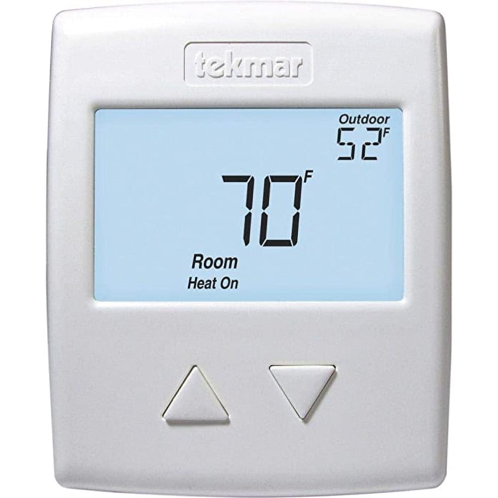 Universal White Digital Rectangular Low Voltage Thermostat