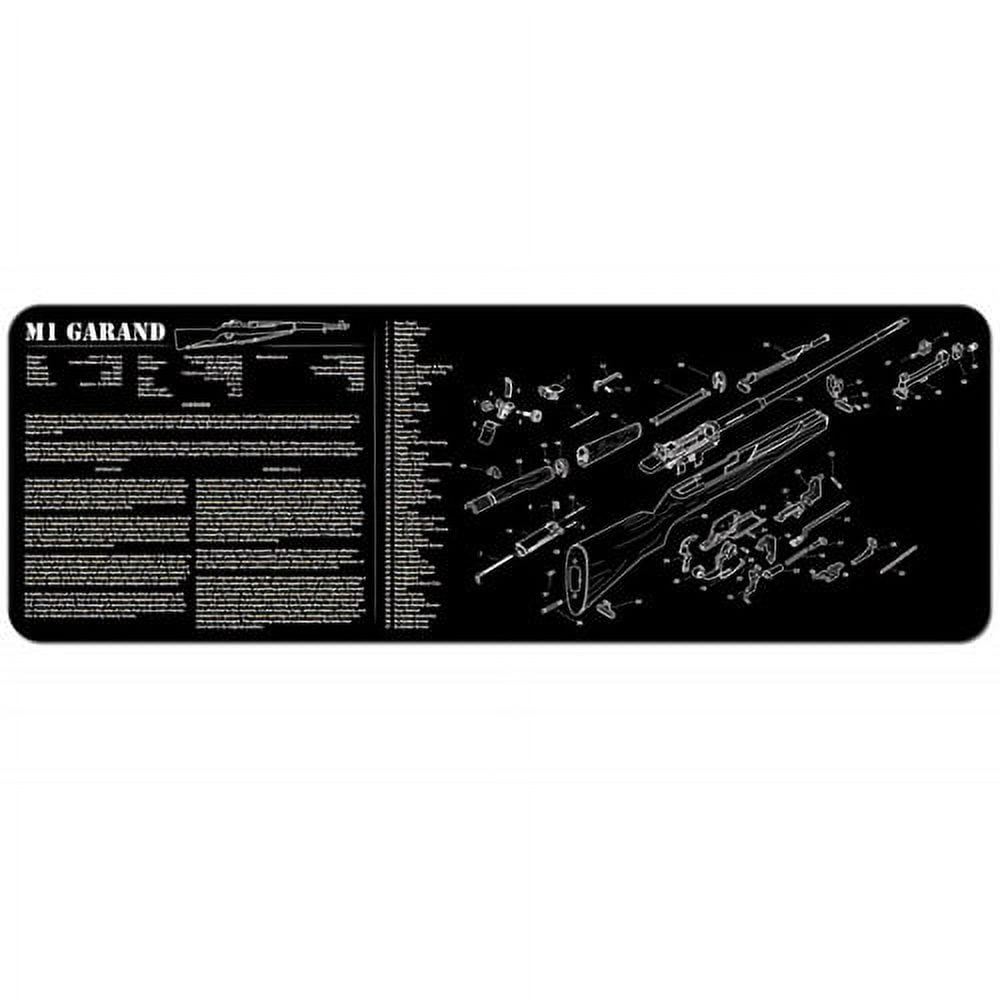 Tekmat Armorers Bench Mat 12inx36in M1 Garand Olive Drab, 36M1GAROD