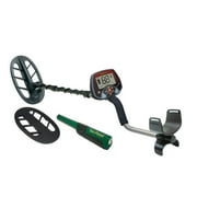 Teknetics Euro-Tek Pro Metal Detector with Tek-Point Pinpointer, 11-Inch DD Searchcoil, and Cover Red