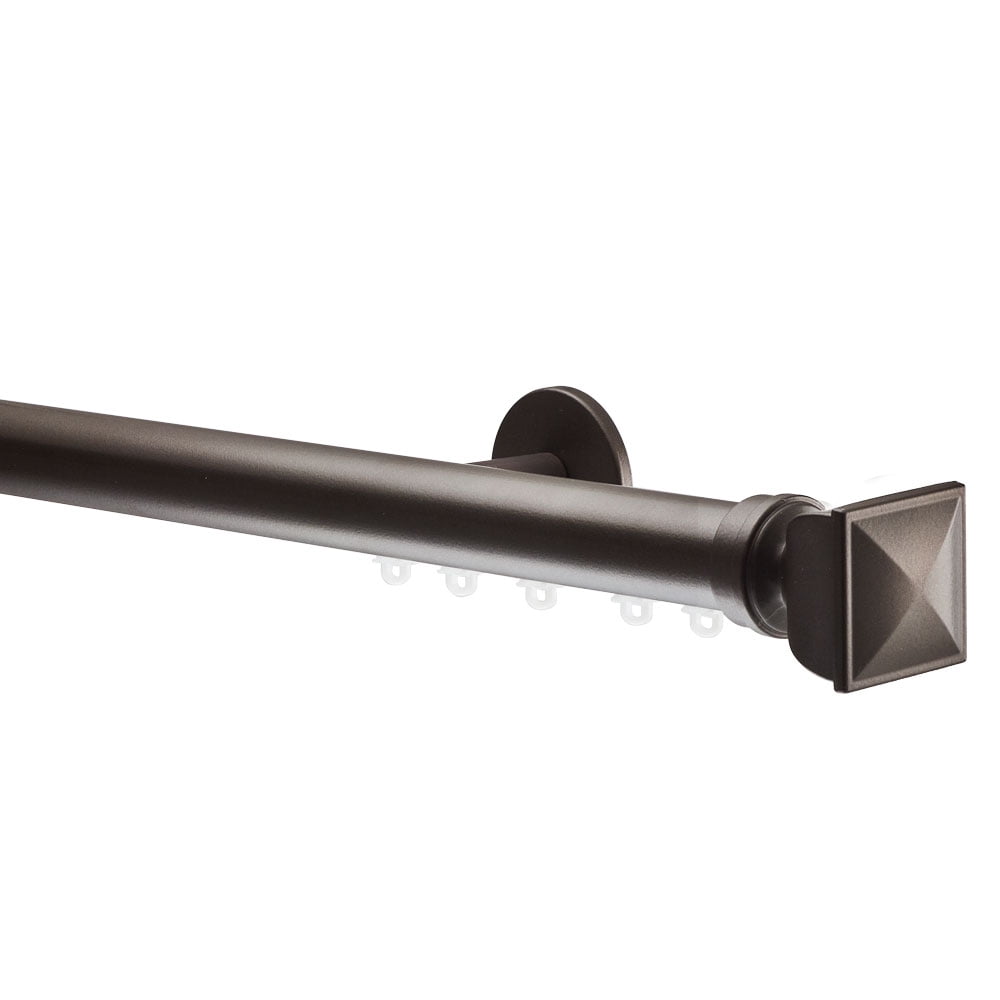 Window Rode Tekno 25 - 96 in. Non-Adjustable 1-1/8 in. Single Traverse Window ...