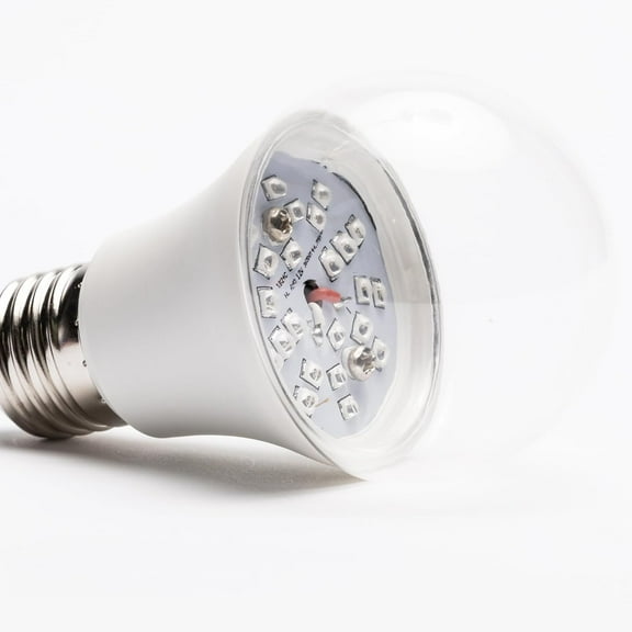 Tekno LED Blacklight Bulb - 12 watts/110 Volts/UV /A60 Base, Glow in the Dark, Glowing Bubbles, Fits Standard Light Sockets