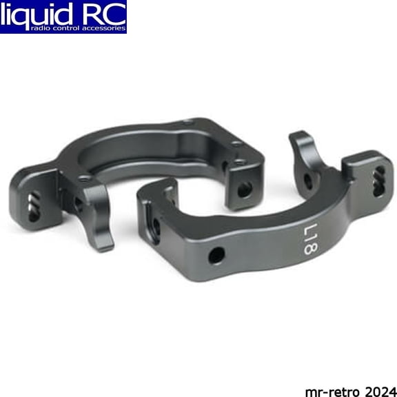 TEKNO RC LLC Spindle Carriers L/R almn 18 degree EB/NB48 2.1 TKR9142B Gas Car/Truck Option Parts