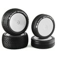 thumbnail image 1 of Tekno Remote Control  Car White 82&87mm Tires 4pcs Replacement For XRAY XB2 Serpent SRX2 SRX4 Traxs Bandit Tekno EB410  DT02 1/10 Remote Control Car Wheel, 1 of 7