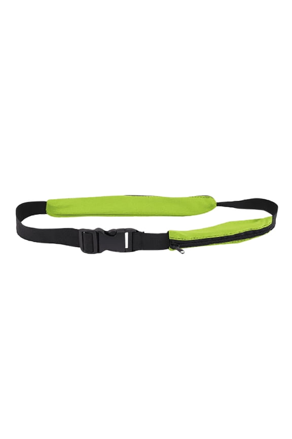 Smart Belt Durable Stretchable Hidden Pockets Keeps Belongings Safe - Green