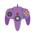 thumbnail image 1 of TeknoGame Wired N64 Controller - Clear Purple, 1 of 3