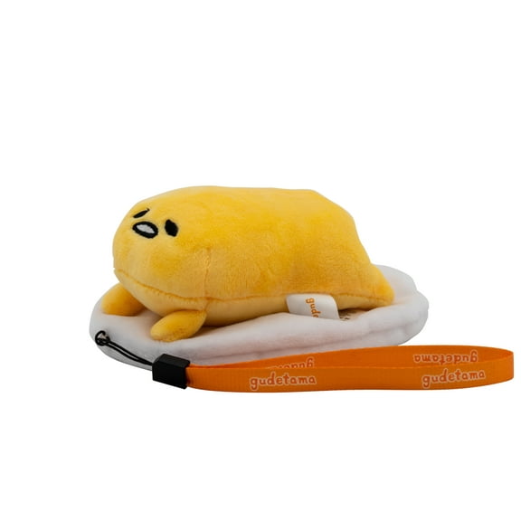 Teknofun Laying Gudetama The Lazy Egg Small Soft Plush with Hand Strap TF811384