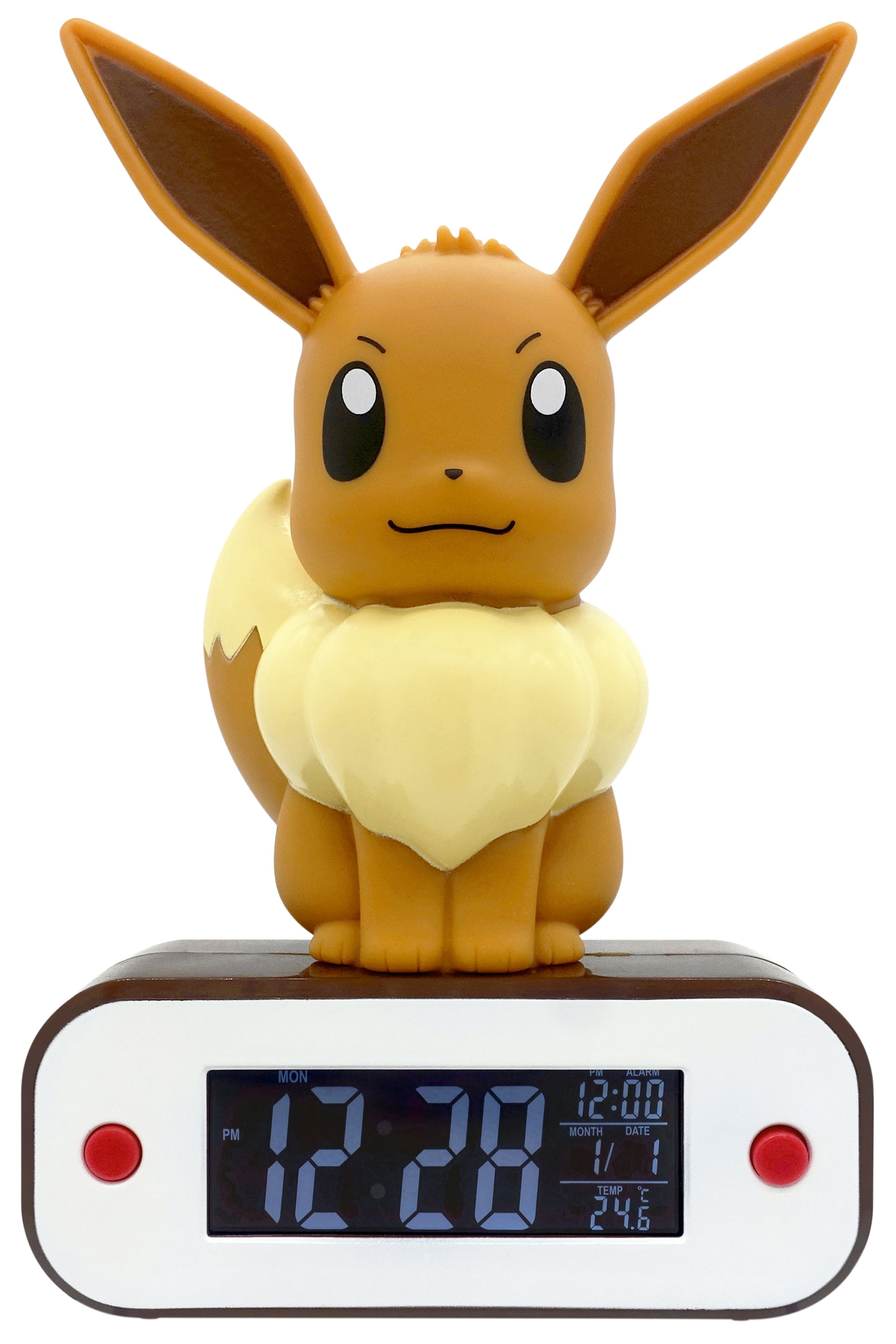 Teknofun Pokémon Brown Eeeve Light-up 3D Figure Digital Alarm Clock Lamp TF811370