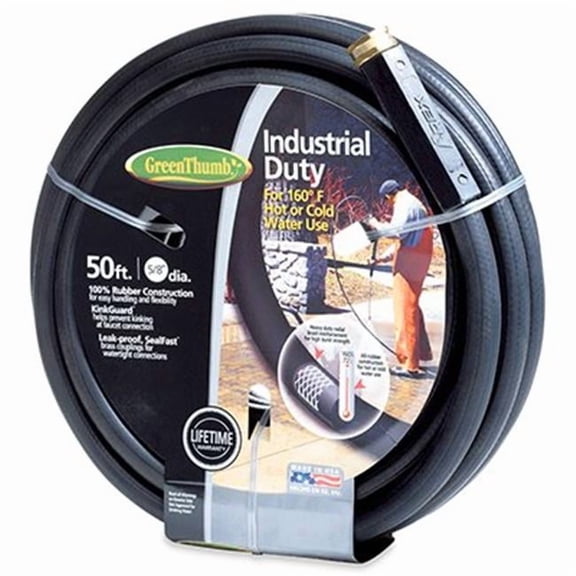 Teknor-Apex  0.62 in. x 50 ft. Green Thumb Rubber Garden Hose