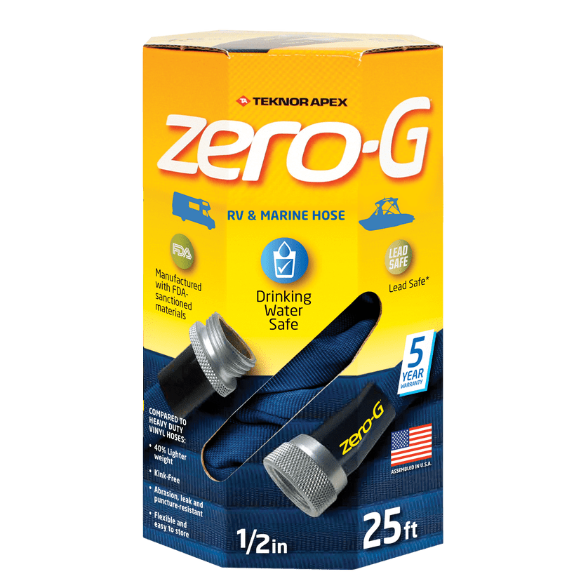 Company 4006-25 Hose Zero-G 1/2X25 Rv/Marine, Lead-free, Complies