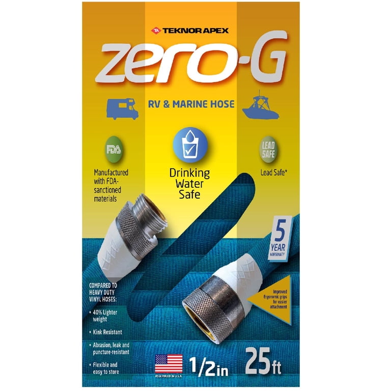 Company 4006-25 Hose Zero-G 1/2X25 Rv/Marine, Lead-free, Complies