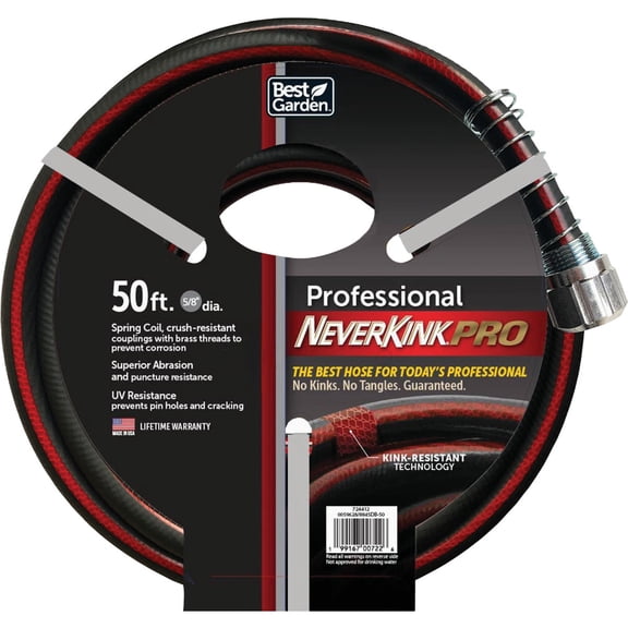 Teknor Apex Co. Best Garden NeverKink 5/8 Professional/Contractor Hose - Pack of 2