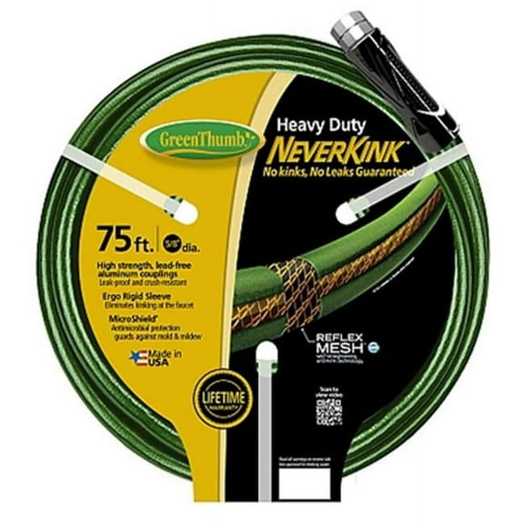 Teknor-Apex  Green Thumb, 0.625 in. x 75 ft. - Neverkink Hose