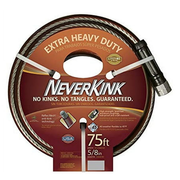 Teknor Apex NeverKink 8642-75 Extra Heavy Duty Garden Hose 5/8" by 75'