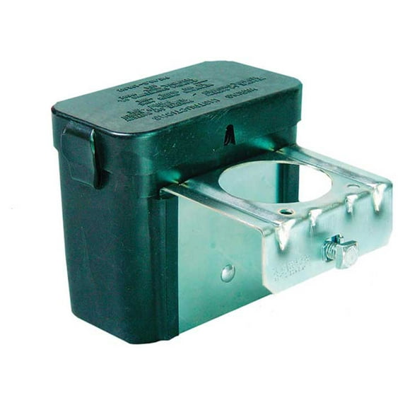 POST MOUNT BATTERY CASE (PLASTIC) WITH PARTITION F